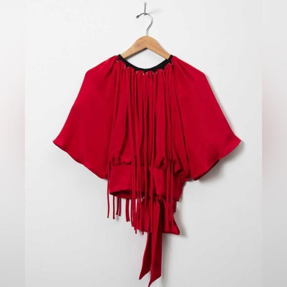Rachel Comey red pirouette top - Picture 1 of 7